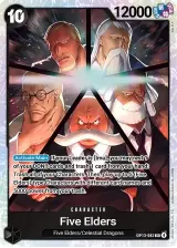 Card art for Five Elders (OP13-082)