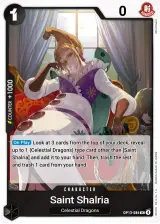 Card art for Saint Shalria (OP13-086)