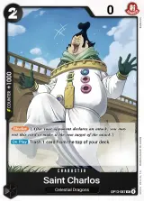 Card art for Saint Charlos (OP13-087)