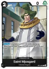 Card art for Saint Mjosgard (OP13-092)