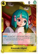 Card art for Kouzuki Hiyori (OP13-104)