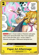 Card art for Paper Art Afterimage (OP13-115)