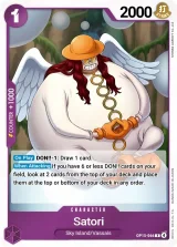 Card art for Satori (OP15-066)