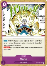 Card art for Varie (OP15-074)