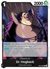 Card art for Dr. Hogback (OP15-084)