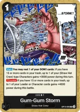 Card art for Gum-Gum Storm (OP15-095)