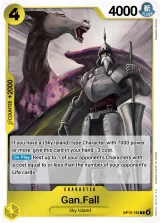 Card art for Gan.Fall (OP15-102)