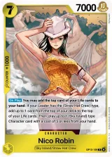 Card art for Nico Robin (OP15-109)