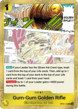Card art for Gum-Gum Golden Rifle (OP15-116)