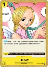 Card art for Heso!! (OP15-117)