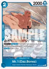 Card art for Mr.1(Daz.Bonez) (OP16-054)