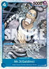 Card art for Mr.3(Galdino) (OP16-056)