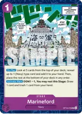 Card art for Marineford (OP16-078)