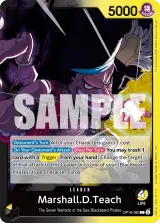Card art for Marshall.D.Teach (OP16-080)