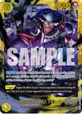 Card art for Marshall.D.Teach (OP16-119)