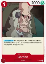 Card art for Gordon (P-013)