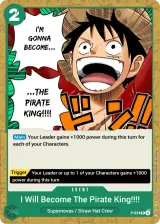 Card art for I&#39;m Gonna Be King of the Pirates!! (P-024)