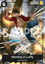 Card art for Monkey.D.Luffy (P-035)