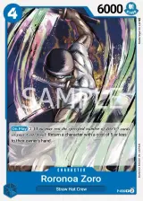 Card art for Roronoa Zoro (P-056)