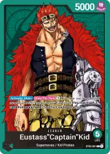 Card art for Eustass&quot;Captain&quot;Kid (ST02-001)