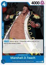 Card art for Marshall.D.Teach (ST03-014)