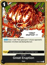 Card art for Great Eruption (ST06-015)
