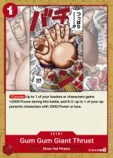 Card art for Gum-Gum Giant Sumo Slap (ST10-015)