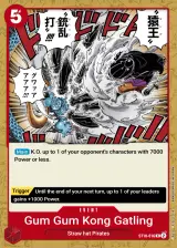 Card art for Gum-Gum Kong Gatling (ST10-016)