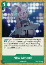 Card art for New Genesis (ST11-004)