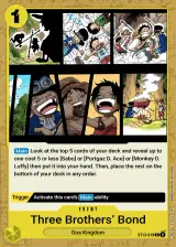Card art for The Three Brothers&#39; Bond (ST13-019)