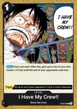 Card art for I Have My Crew!! (ST14-016)